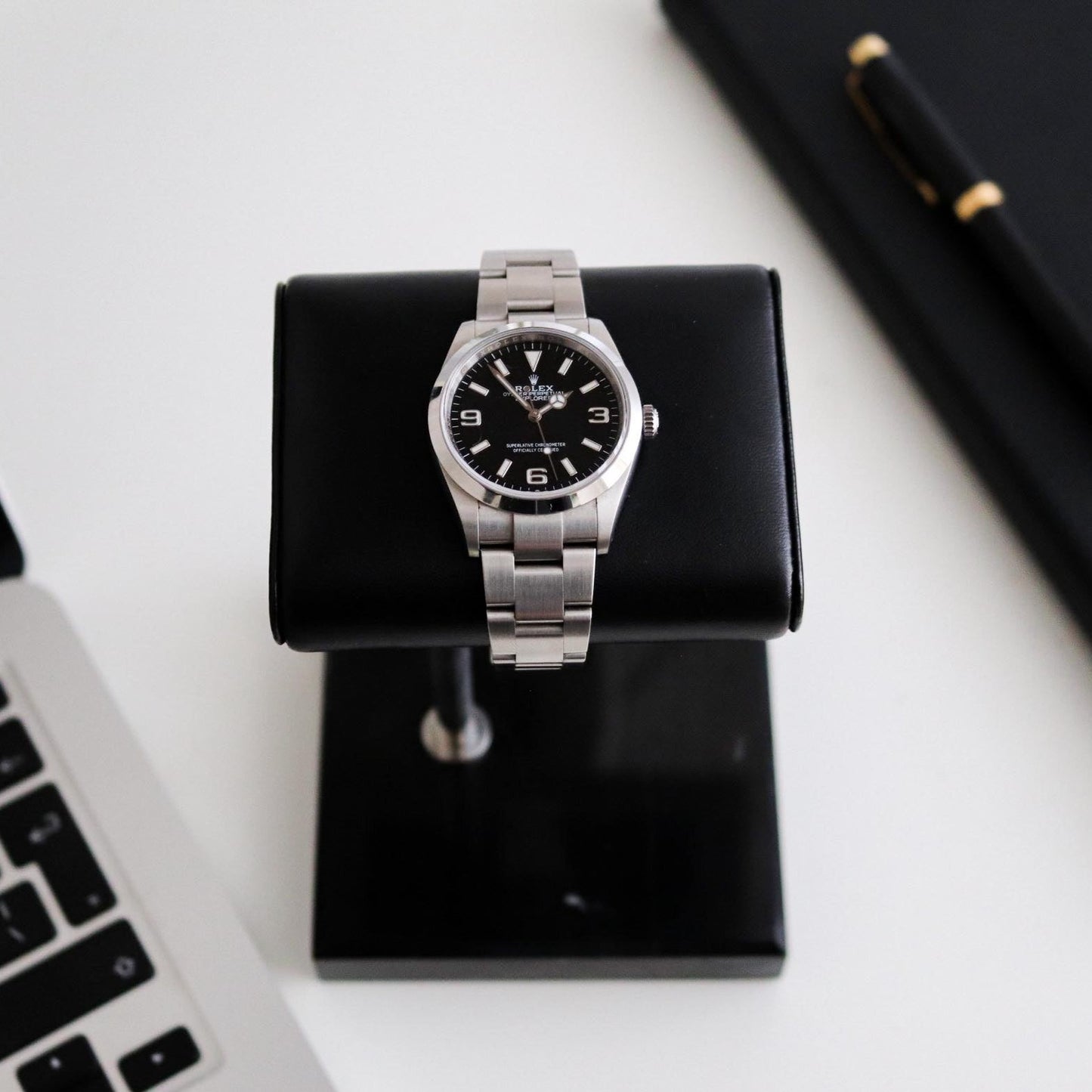 Single Leather Watch Stand