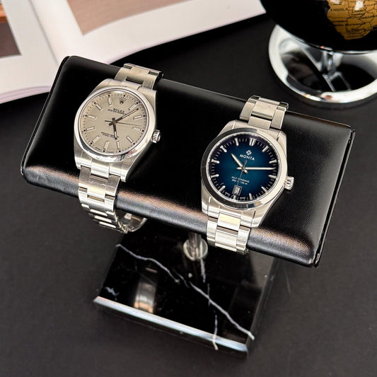 Double Leather Watch Stand - M & SON
