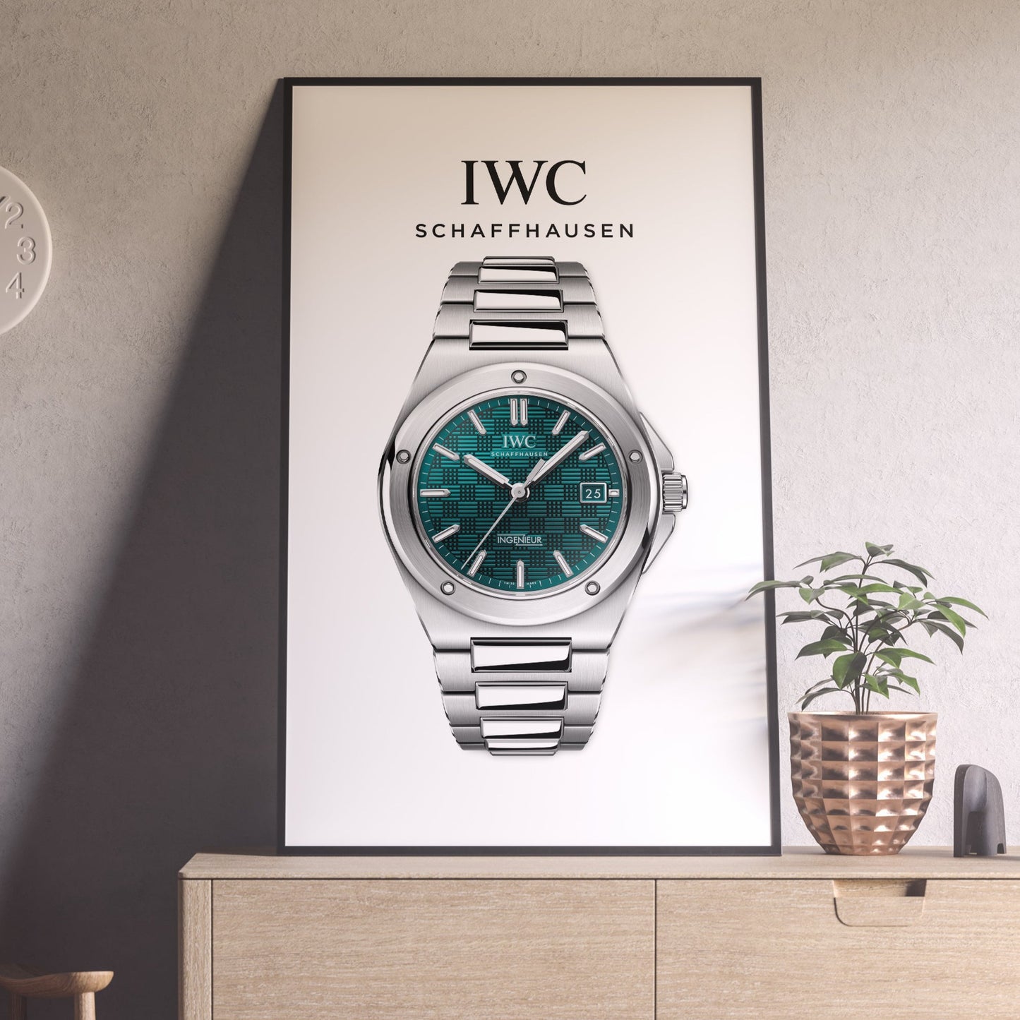 m and son, watch poster, forward facing