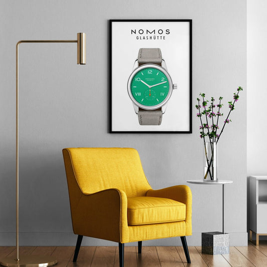Nomos Club Campus 38 endless blue 724 poster - M & SON