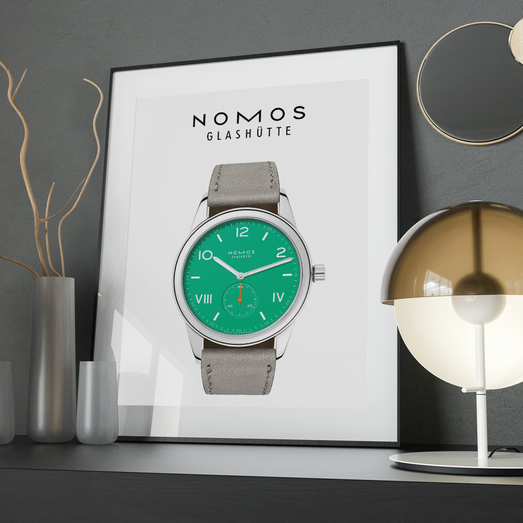 Nomos Club Campus 38 endless blue 724 poster