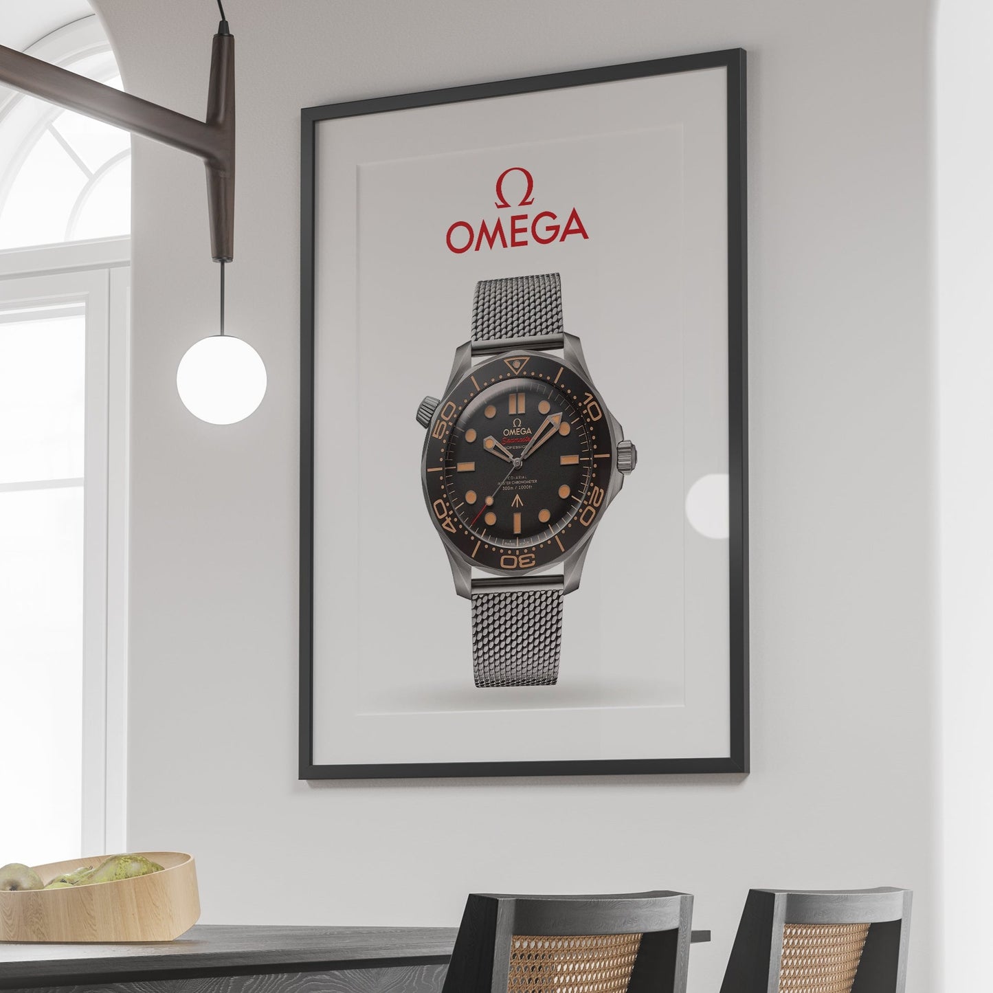 m and son, watch poster, forward facing