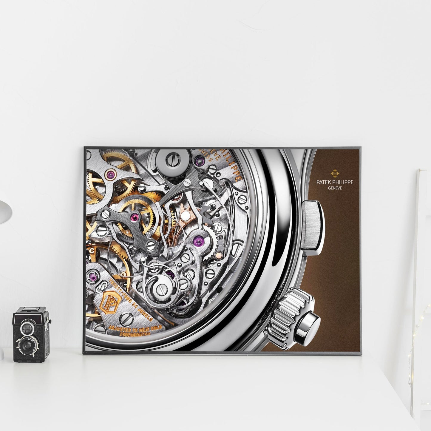 m and son, watch poster, forward facing