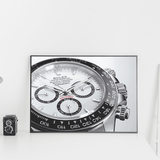 Rolex Daytona white dial poster - M & SON