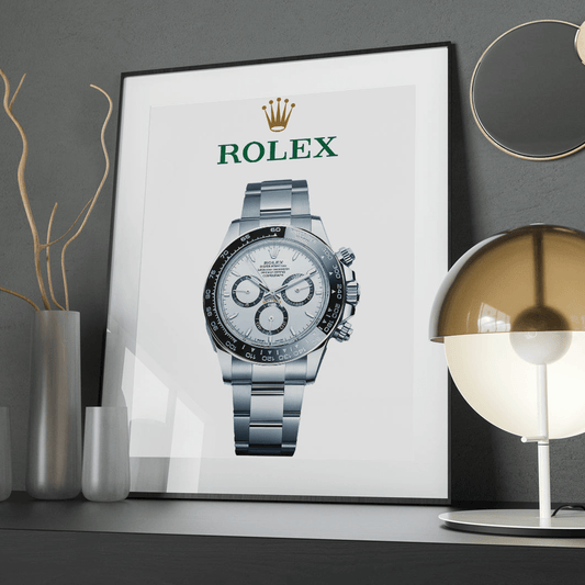 Rolex Daytona white dial Poster - M & SON