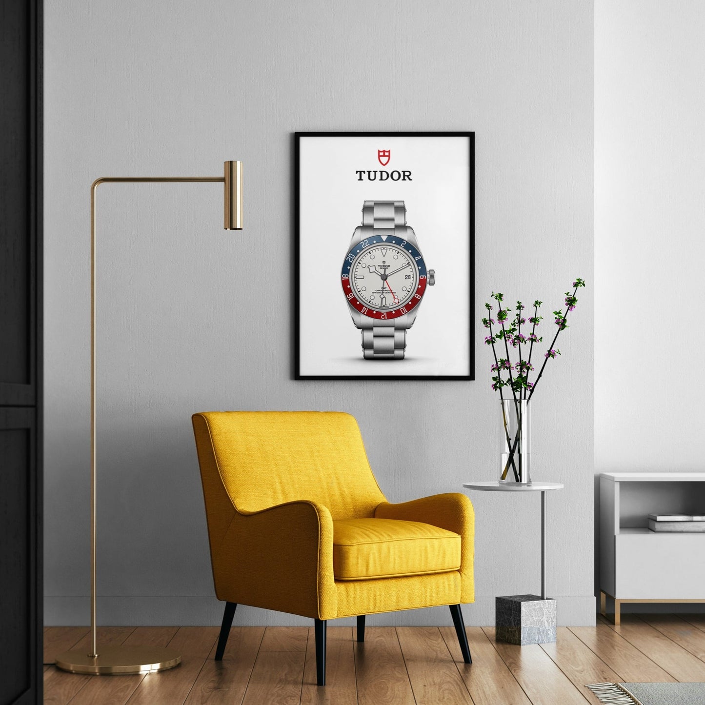 Tudor GMT White Dial Poster