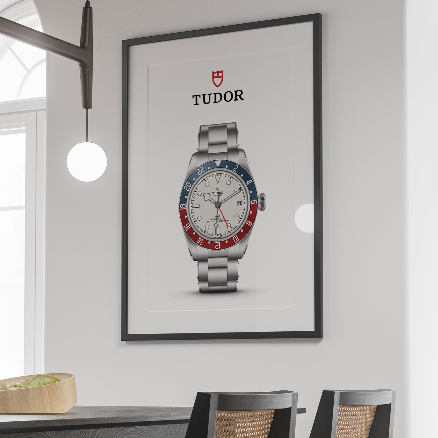 Tudor GMT White Dial Poster
