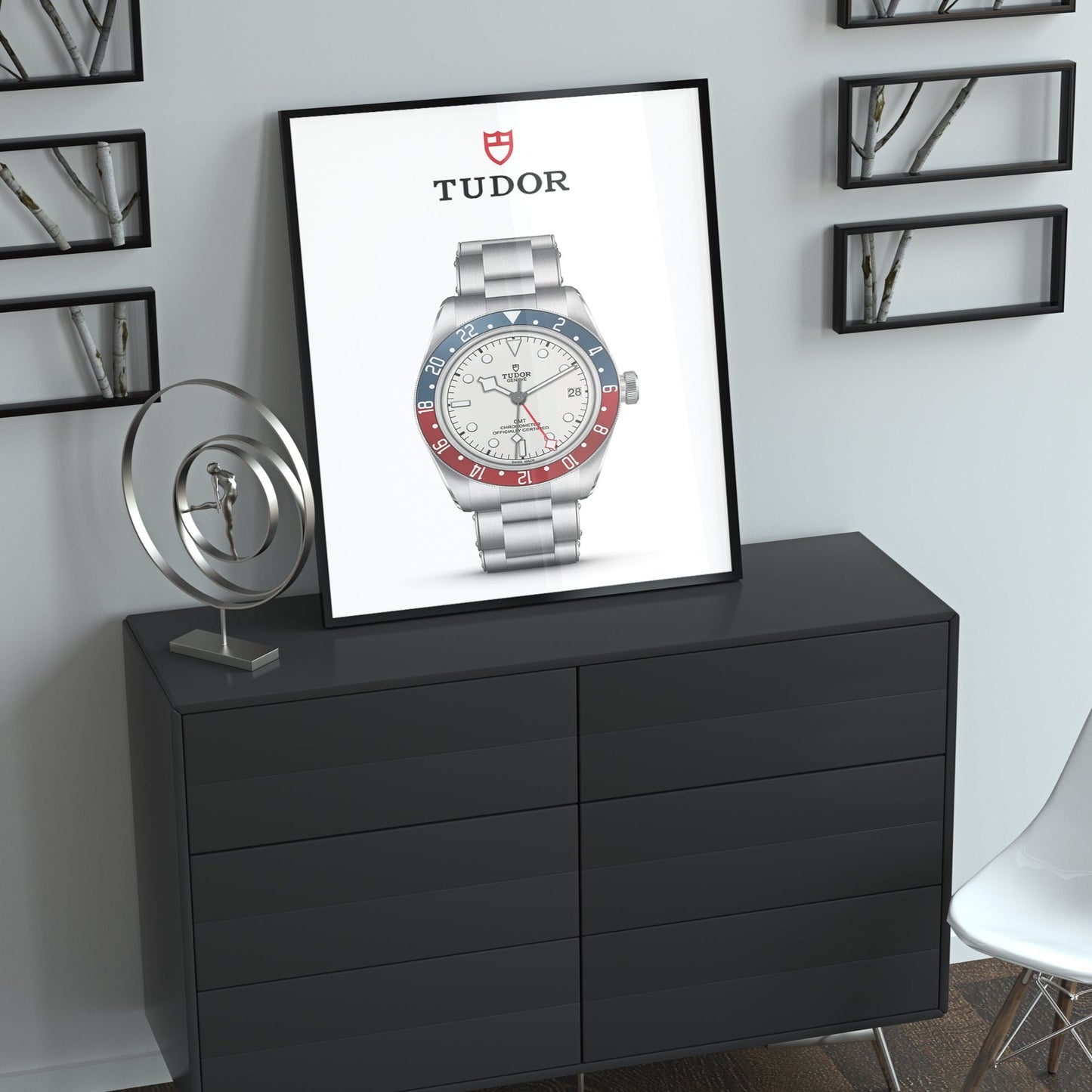 Tudor GMT White Dial Poster