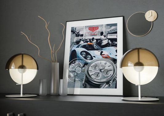 Heuer Carrera 160th Anniversary Poster - M & SON