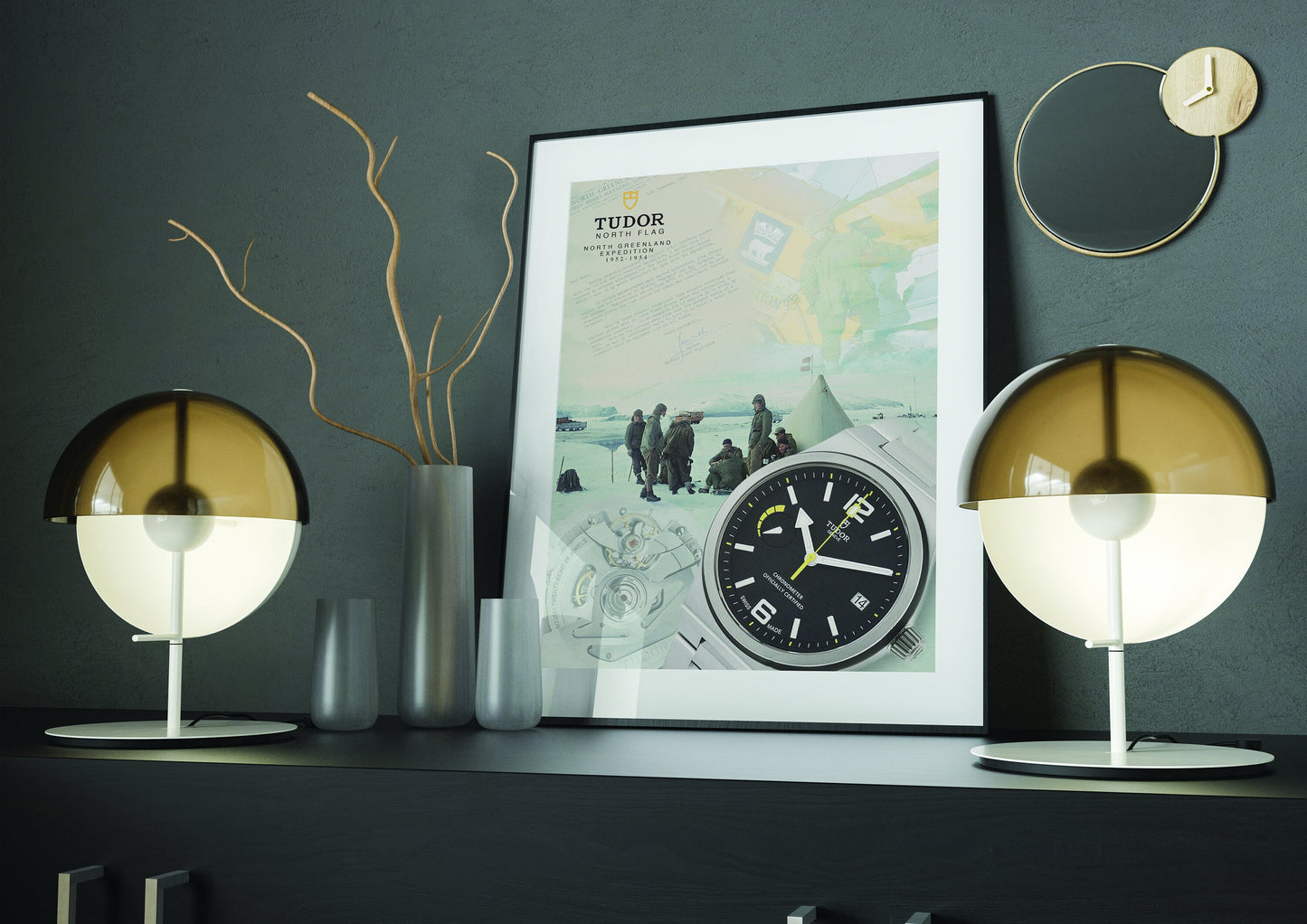 Tudor North Flag Poster