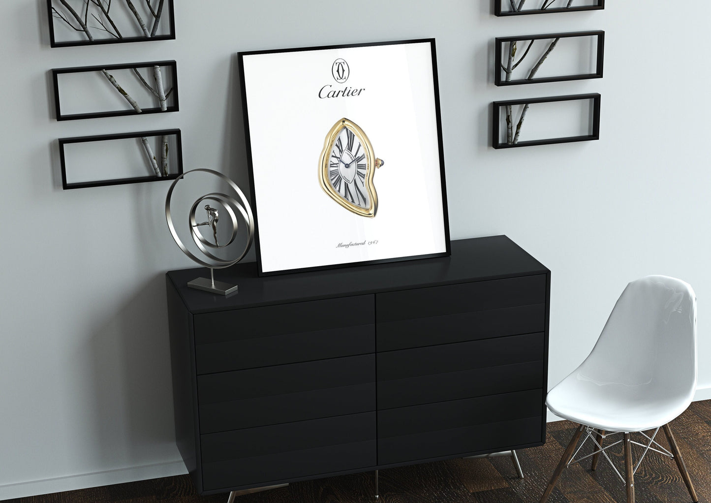 m and son, watch poster, forward facing