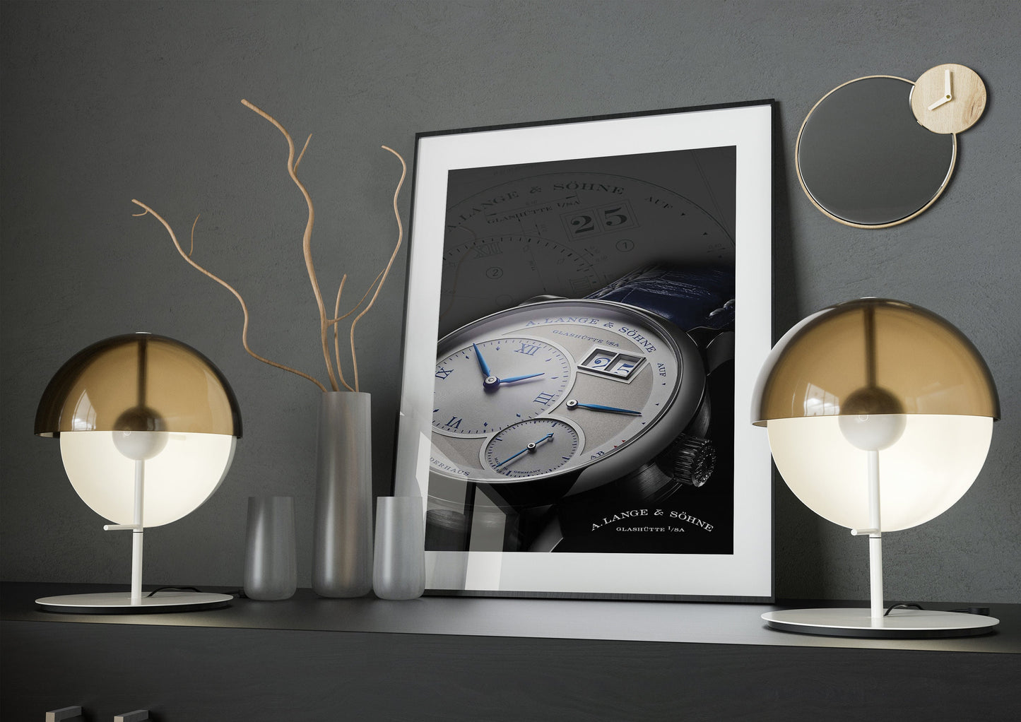 m and son, watch poster, forward facing
