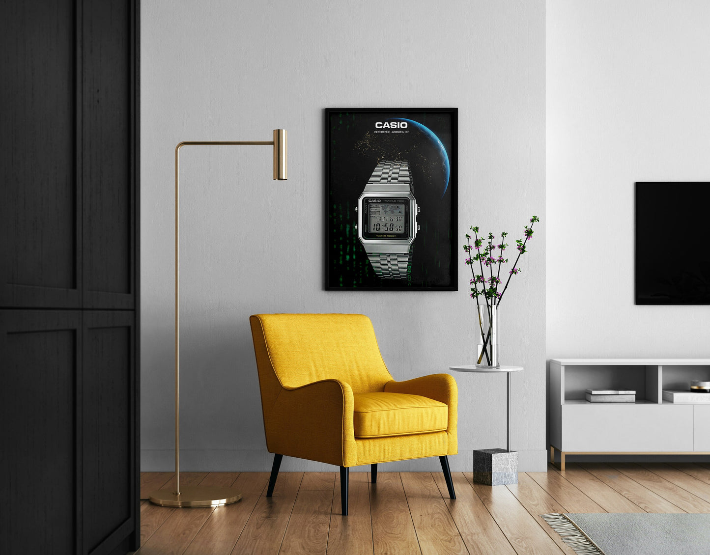 m and son, watch poster, forward facing