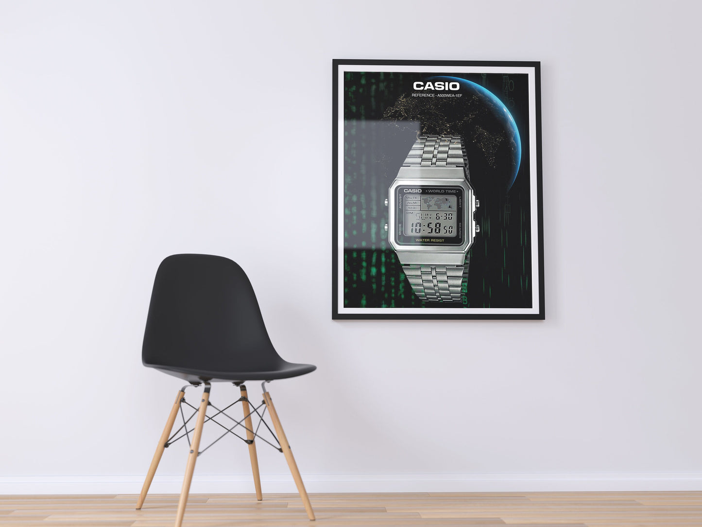 m and son, watch poster, forward facing