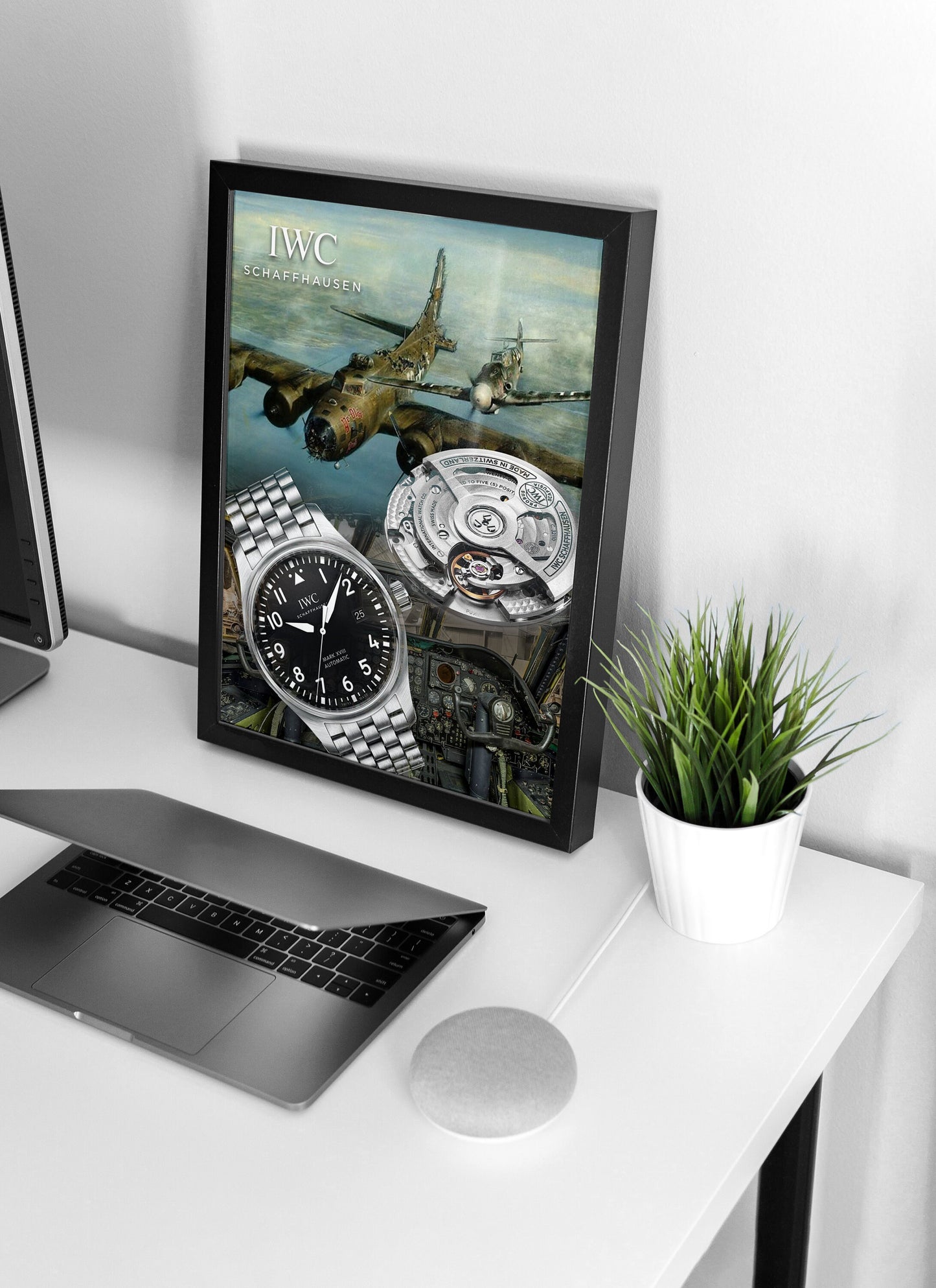 m and son, watch poster, forward facing