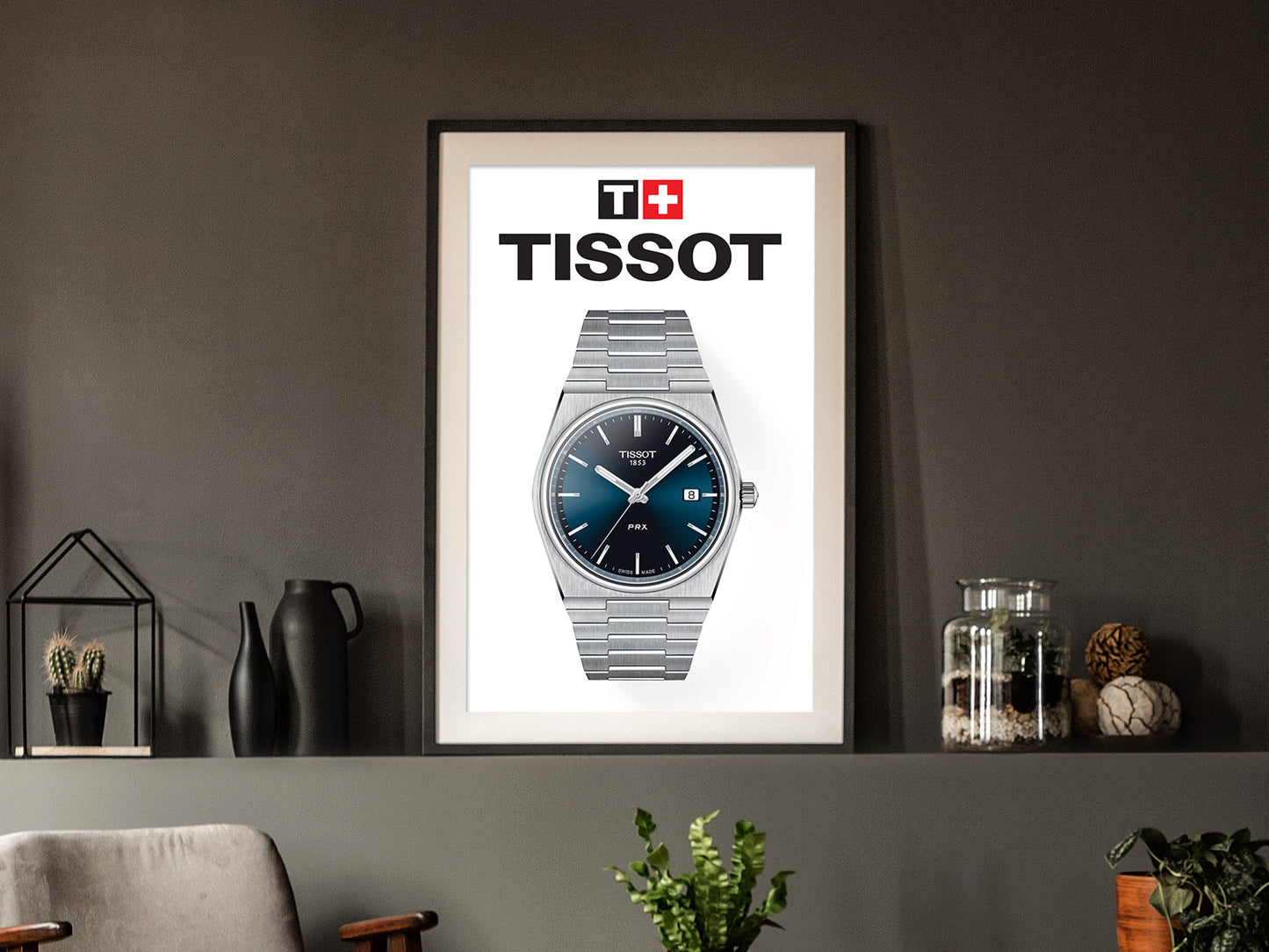 Tissot PRX Blue Dial Poster