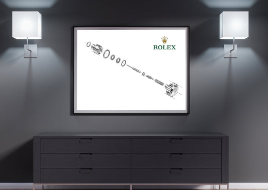 Rolex Submariner stem Assembly Poster - M & SON