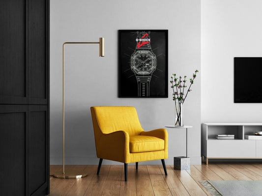 Casio G - Shock drawing poster - M & SON