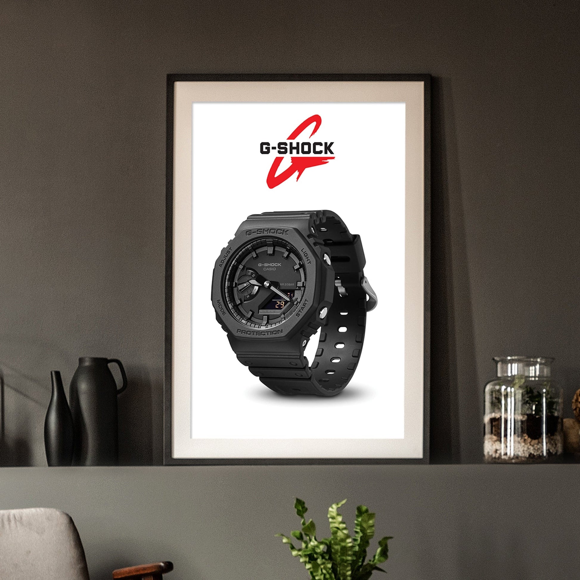 Casio G - Shock GA - 2100 - 1A1ER poster - M & SON