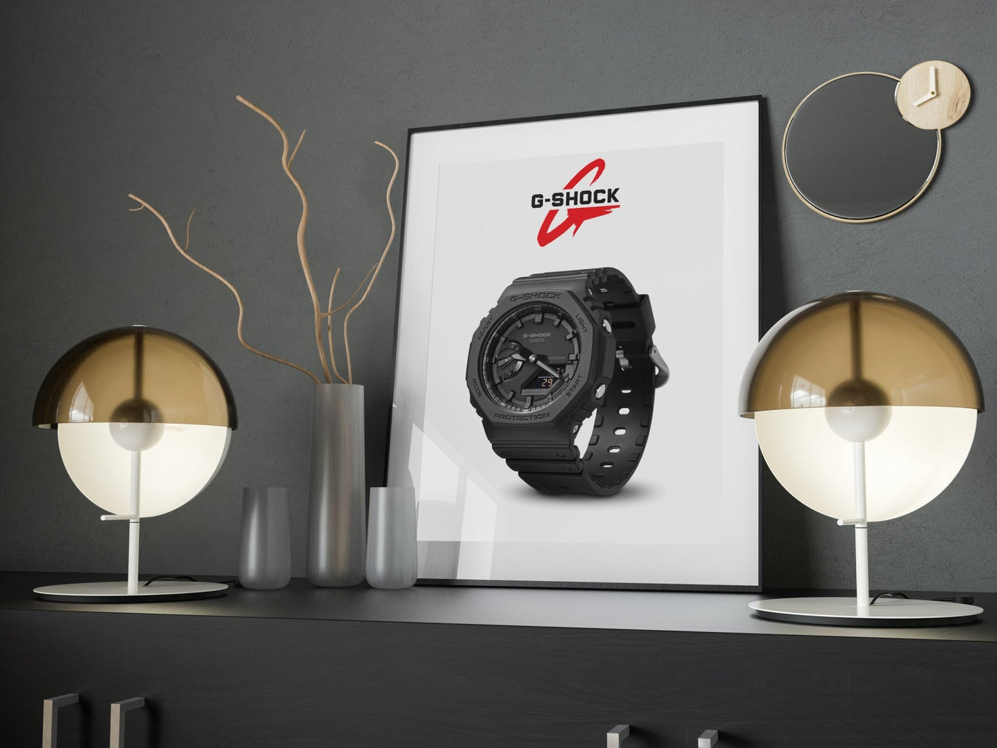 Casio G - Shock GA - 2100 - 1A1ER poster - M & SON