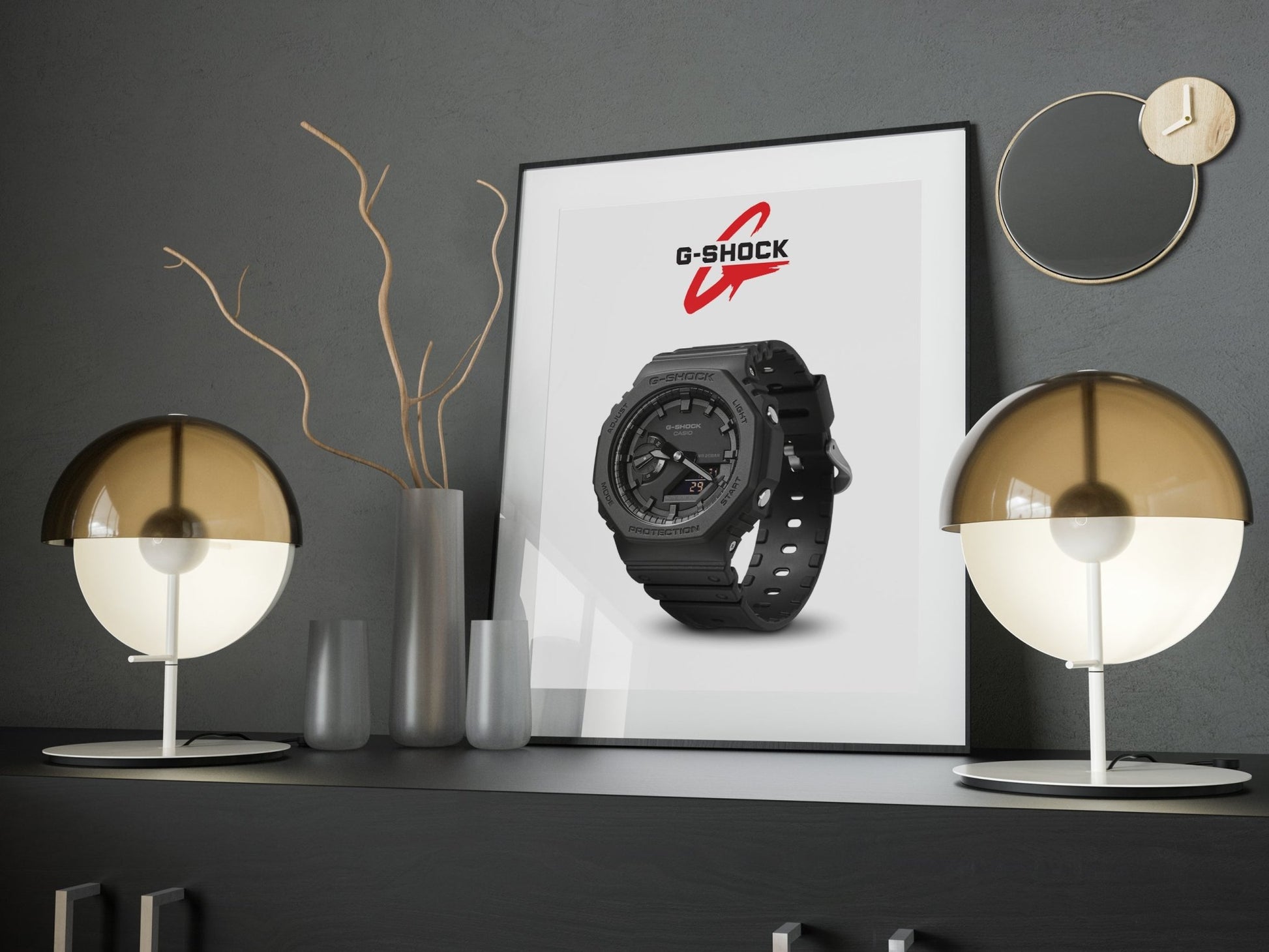 Casio G - Shock GA - 2100 - 1A1ER poster - M & SON
