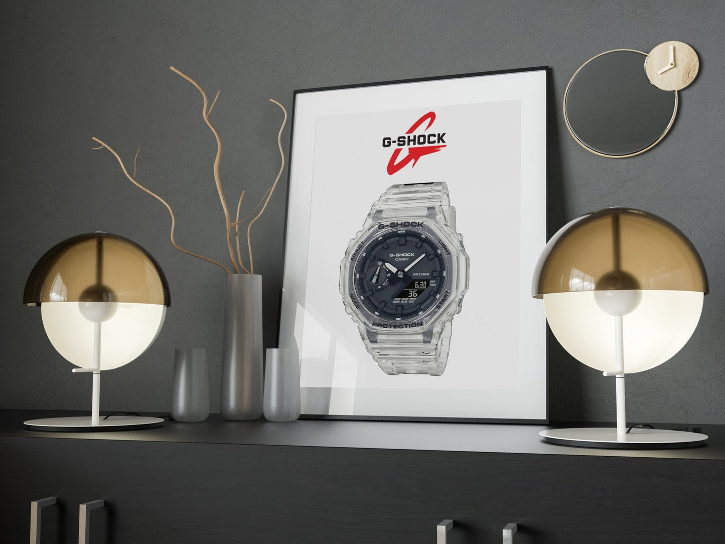 Casio G - Shock GA - 2100BM - 7A8ER poster - M & SON