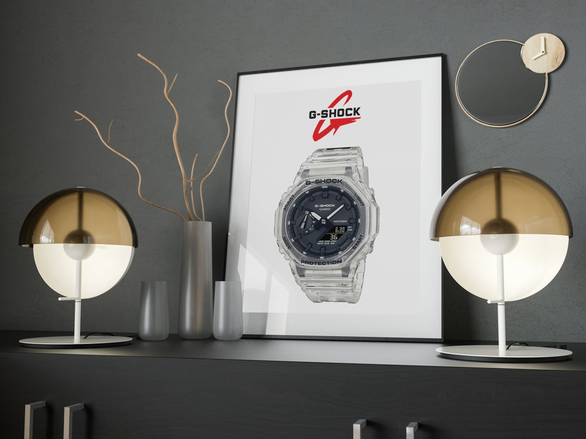 Casio G - Shock GA - 2100BM - 7A8ER poster - M & SON