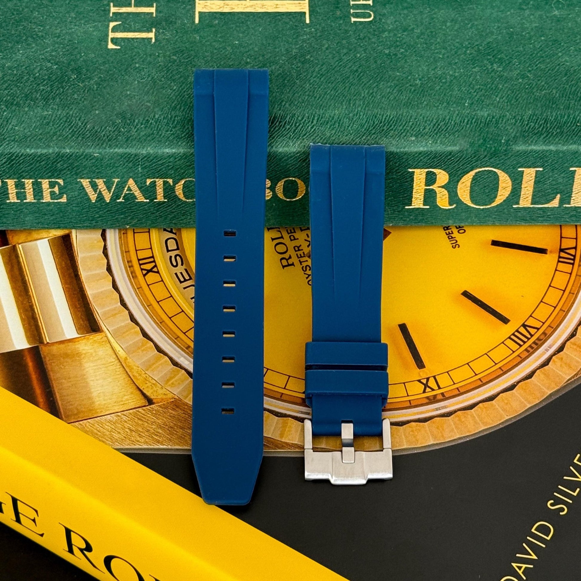 FKM Rubber watch strap Midnight Blue - M & SON