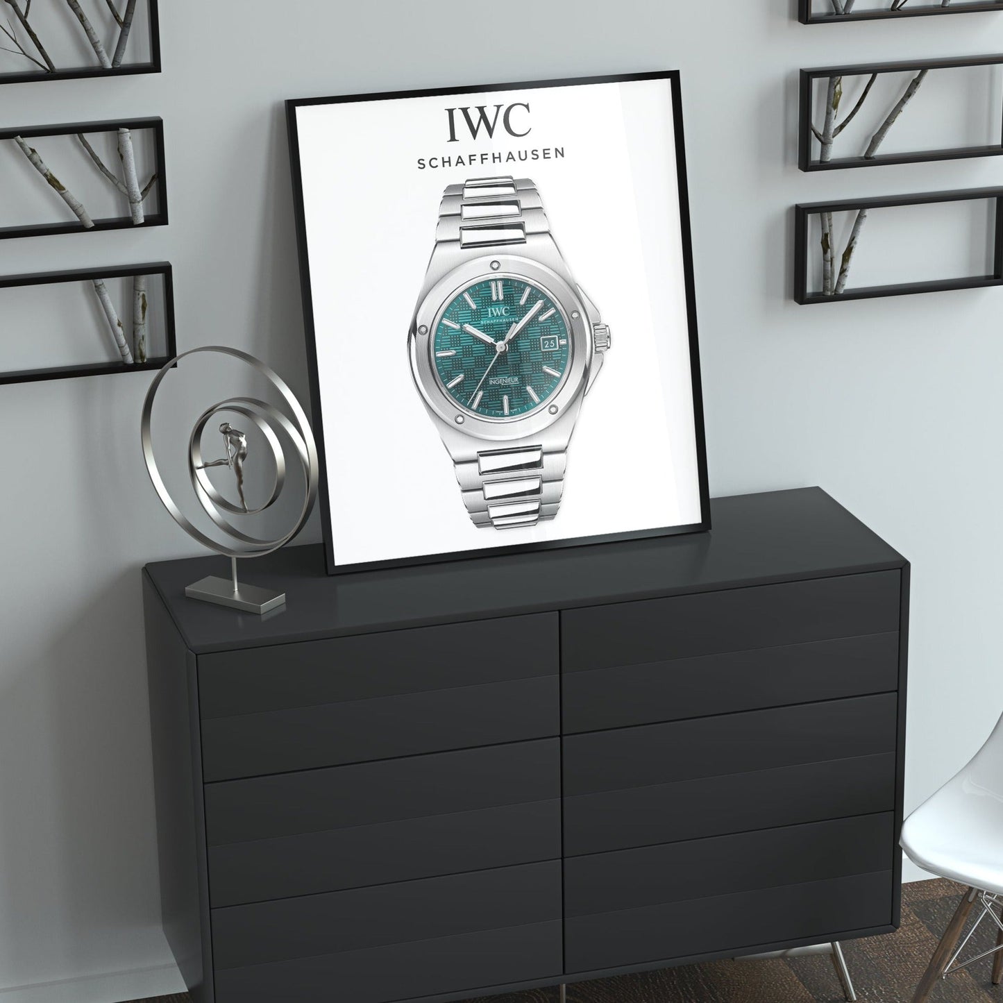 IWC Ingenieur Green Dial Poster - M & SON