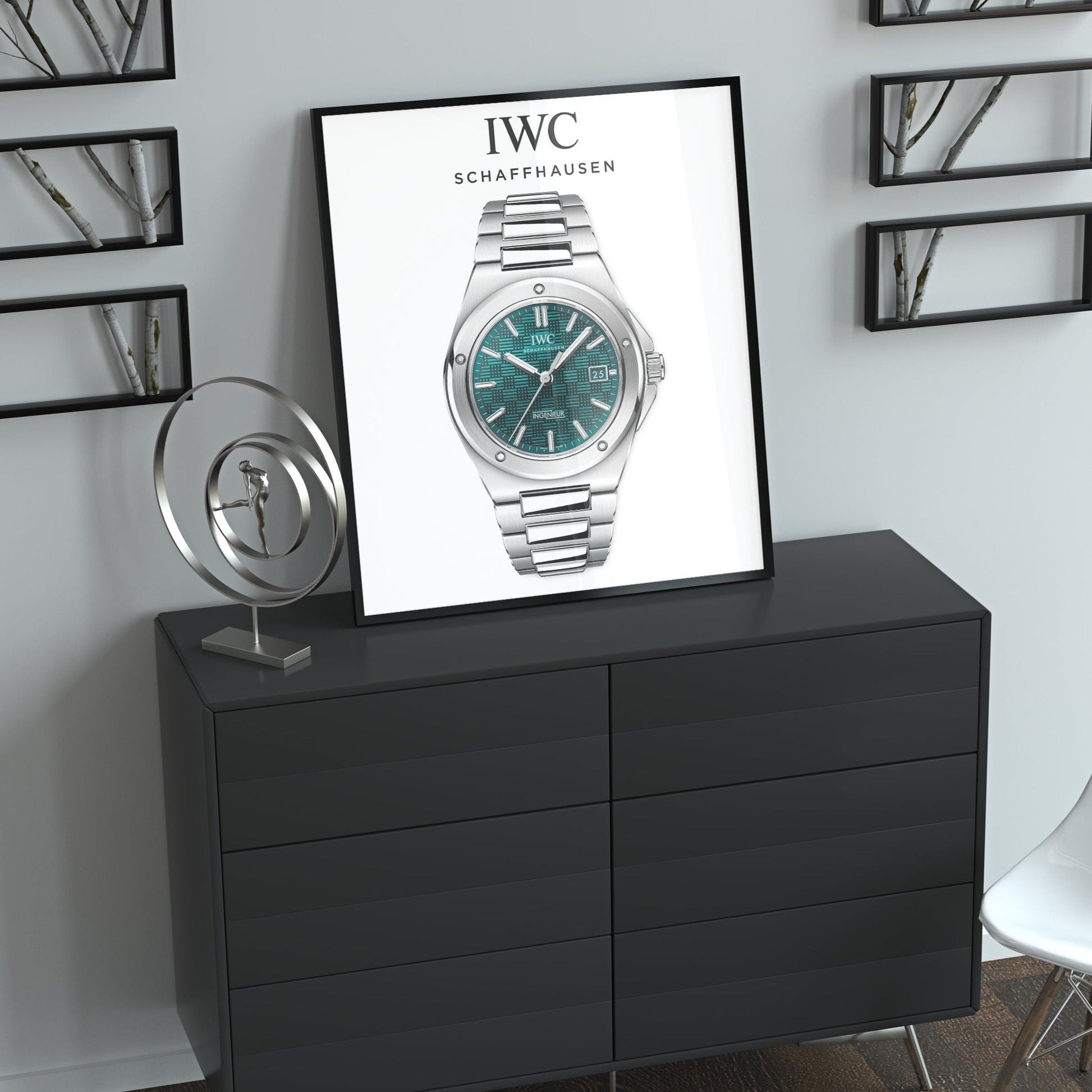 IWC Ingenieur Green Dial Poster - M & SON