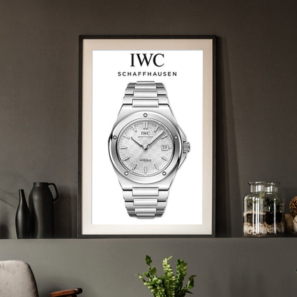 IWC Ingenieur White Dial Poster - M & SON