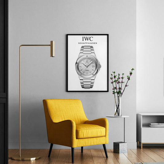 IWC Ingenieur White Dial Poster - M & SON