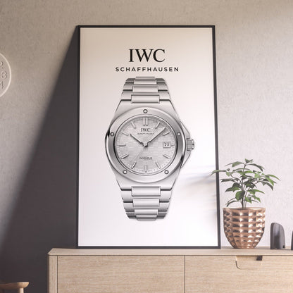 IWC Ingenieur White Dial Poster - M & SON