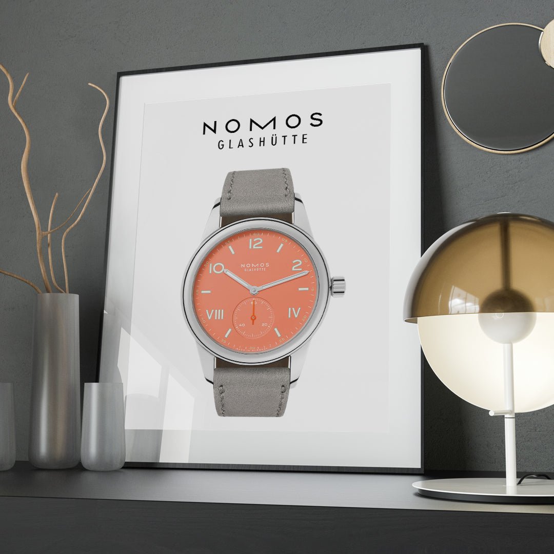 Nomos Club Campus 38 cream coral 725 poster - M & SON