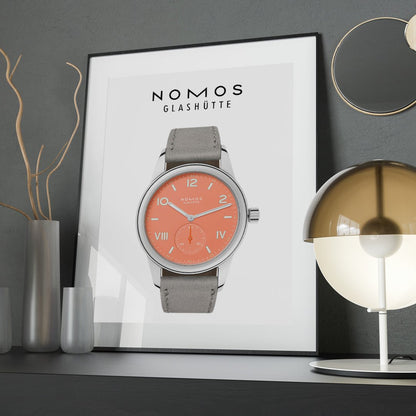 Nomos Club Campus 38 cream coral 725 poster - M & SON
