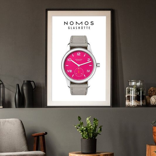 Nomos Club Campus 38 deep pink 728 poster - M & SON