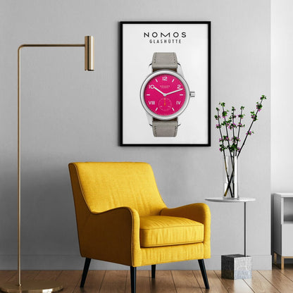 Nomos Club Campus 38 deep pink 728 poster - M & SON