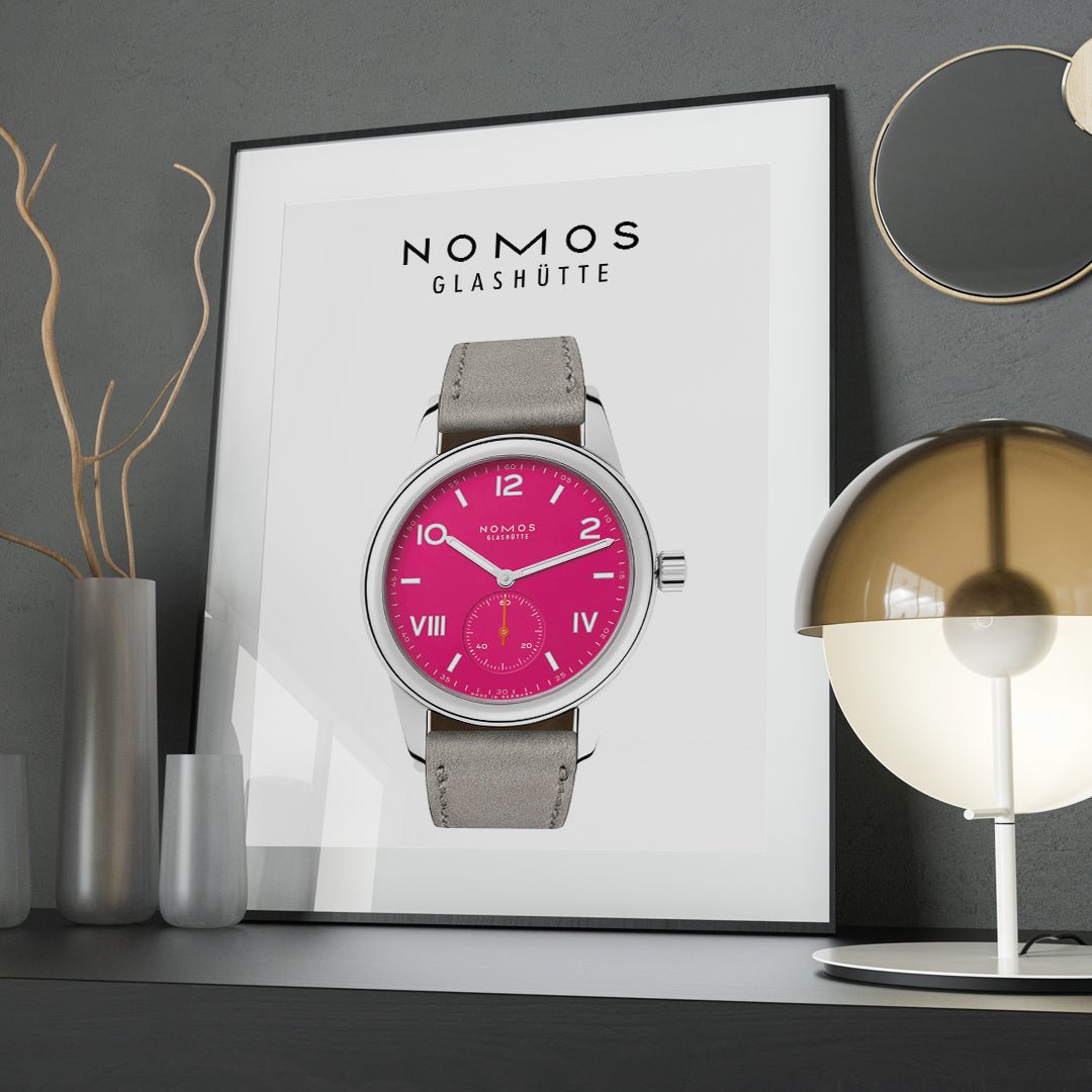 Nomos Club Campus 38 deep pink 728 poster - M & SON