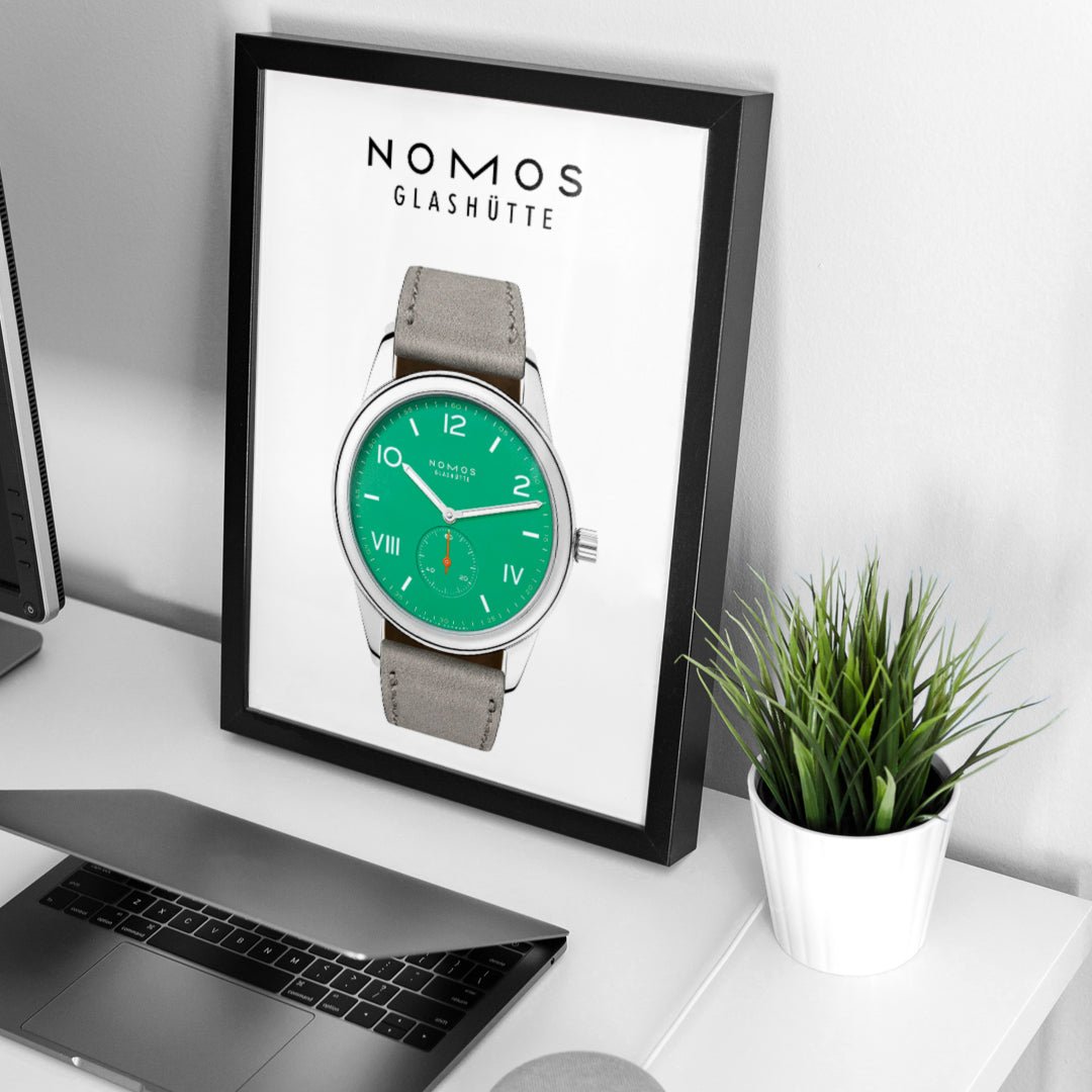 Nomos Club Campus 38 endless blue 724 poster - M & SON