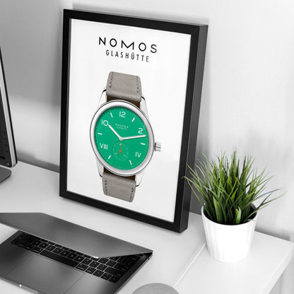 Nomos Club Campus 38 endless blue 724 poster - M & SON