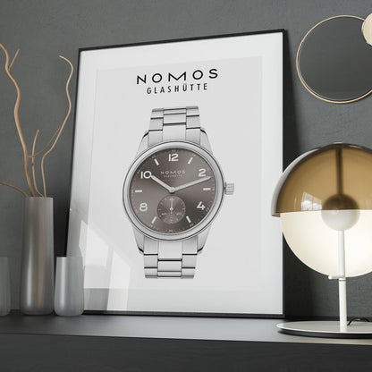 Nomos Club Sport neomatik 39 smoke 764 poster - M & SON
