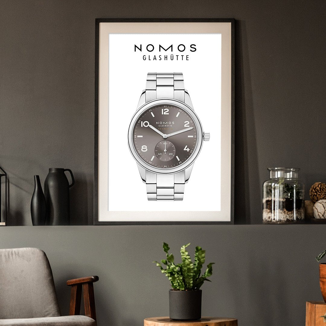 Nomos Club Sport neomatik 39 smoke 764 poster - M & SON