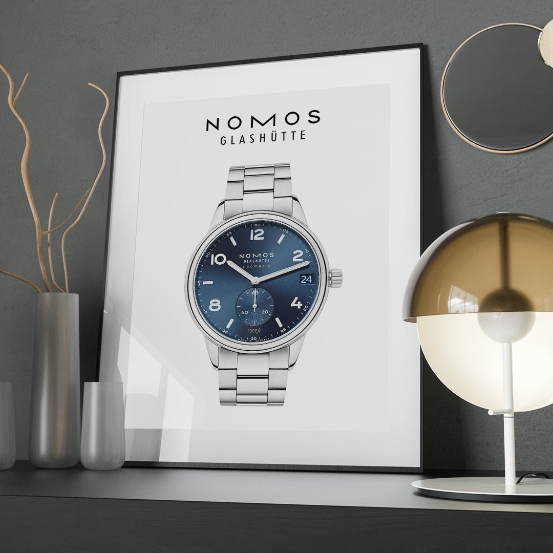 Nomos Club Sport neomatik 42 date blue 782 poster - M & SON