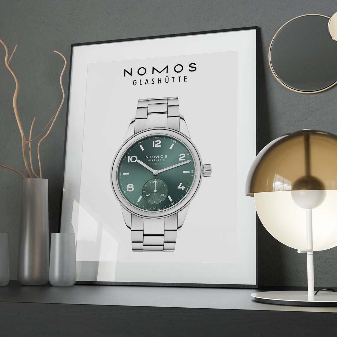 Nomos Club Sport neomatik petrol 745 poster - M & SON