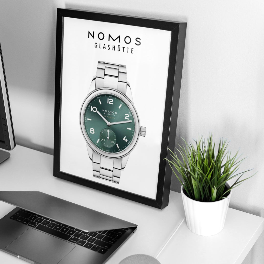 Nomos Club Sport neomatik petrol 745 poster - M & SON