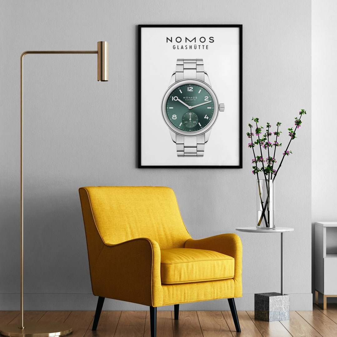 Nomos Club Sport neomatik petrol 745 poster - M & SON
