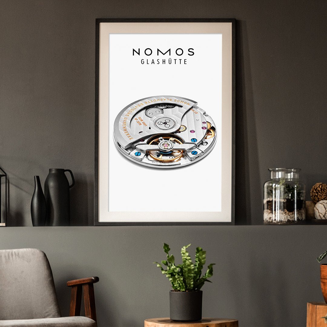 Affiche du mouvement de montre Nomos