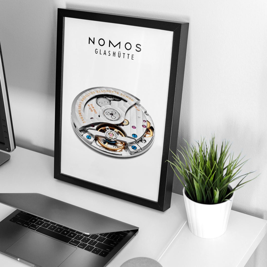 Nomos watch movement poster - M & SON