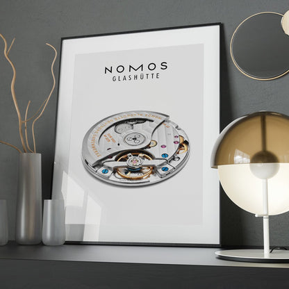 Nomos watch movement poster - M & SON