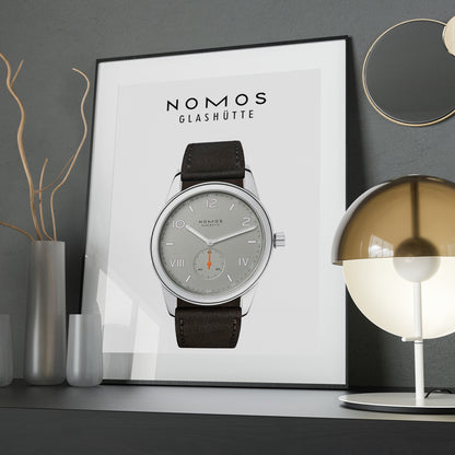 Nomos Club Campus 38 Absolute Grey 727 poster